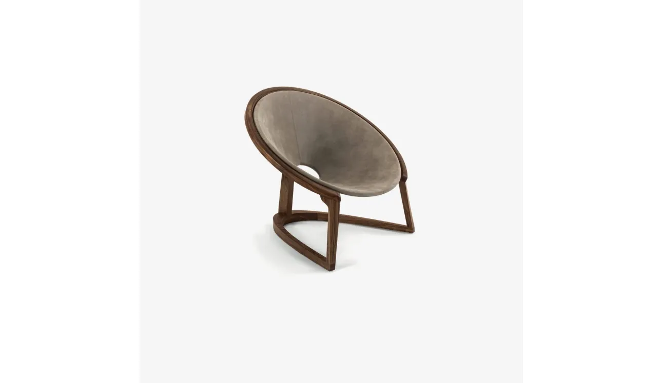 Poltrona Yin and Yang Collection Lounge Chair di Riva1920